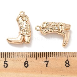 Pendenti in zirconi cubici trasparenti in micro pavè di ottone&nbsp;X-KK-M102-25G