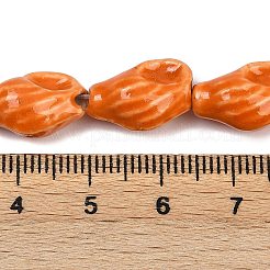 Perles en porcelaine faites à la main de la série Ocean&nbsp;PORC-R002-04A-03