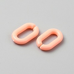 Anelli acrilici opachi collega&nbsp;SACR-WH0001-37G