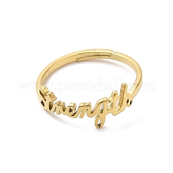 Anillo ajustable de acero inoxidable 304 con revestimiento iónico (IP)&nbsp;RJEW-L107-019G