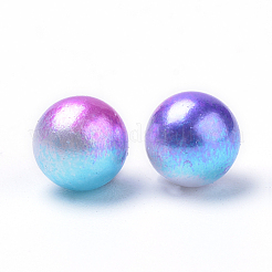Perle di perle imitazione acrilico arcobaleno&nbsp;OACR-R065-10mm-A06