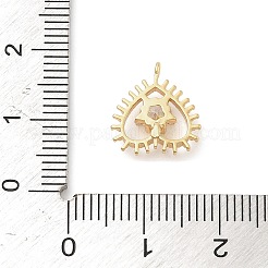 Ottone micro spianare pendenti zirconi&nbsp;KK-I380-21G