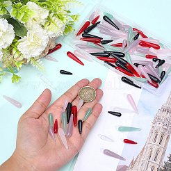 Colgantes de resina transparente 120pcs 12 colores&nbsp;RESI-ME0001-44