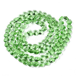 Perle di vetro trasparente&nbsp;LS-GLAA-Q066-10mm-A14