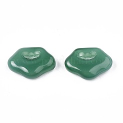 Nachahmung Jade Glas-Anhänger&nbsp;GLAA-S054-33-A02