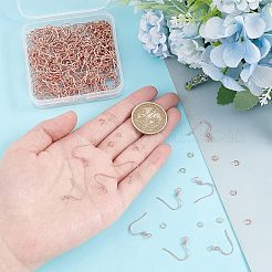 200 Stück Ohrringhaken aus 304 Edelstahl&nbsp;DIY-UN0003-79