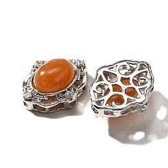 Maillons multibrins en aventurine rouge naturelle&nbsp;KK-M304-04P-16