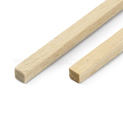 Quadratischer Glücksstab aus Paulownia-Holz&nbsp;WOOD-WH0026-12B