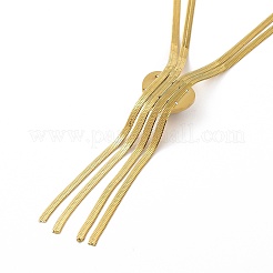 Collana lariat con ciondolo di perle acriliche&nbsp;NJEW-P271-03G-A