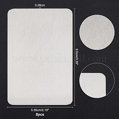 Edelstahlkarte&nbsp;DIY-NB0004-82