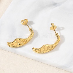 Pendientes de acero inoxidable 304 para mujer&nbsp;EJEW-K333-25G