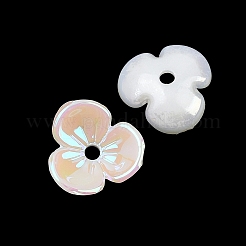 Bouchon de perle en acrylique opaque plaqué UV&nbsp;OACR-K001-44A