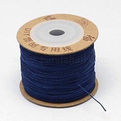 Cordon tressé en nylon pour la création de bijoux et le macramé.&nbsp;NWIR-N003-0.6mm-05E