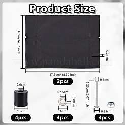 2 Stück Oxford-Stoff-Ersatzstoff für Stühle&nbsp;AJEW-OC0014-87B