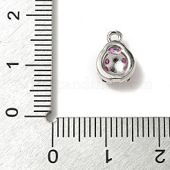Ottone micro spianare fascino zirconi&nbsp;KK-I276-38P