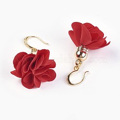Set di gioielli con decorazioni di stoffa&nbsp;SJEW-JS00990