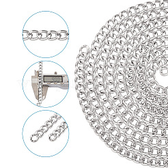 Chaînes gourmettes en aluminium&nbsp;X-CHA-T001-25S