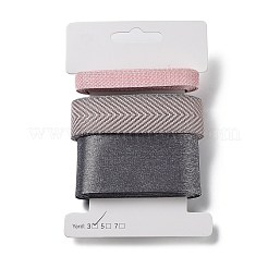 Ruban polyester 9 yards 3 styles&nbsp;SRIB-C002-02D