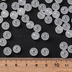 Perline di semi di vetro imitazione giada&nbsp;SEED-Z004-J8MM-05