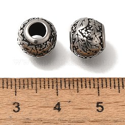 304 Edelstahl-Europäische Perlen&nbsp;STAS-D191-15A-AS