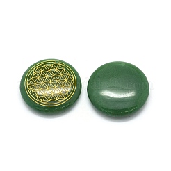 Pendenti avventurina verde naturale&nbsp;G-O175-36C