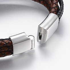 Lederband Multi-Strang-Armbänder&nbsp;BJEW-F325-21P