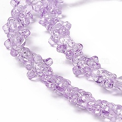 Perles en verre transparentes&nbsp;GLAA-P005-N04