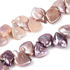 Perles de perles de keshi baroques naturelles&nbsp;PEAR-N020-P23-01A