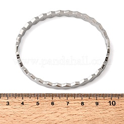 Armreifen aus Edelstahl 304 und Strassen für Damen&nbsp;BJEW-H644-03P