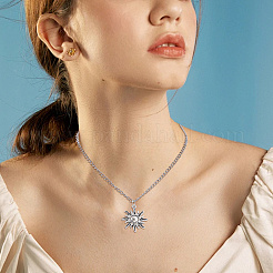 94 pendentif en alliage émaillé sur le thème de l'étoile et de la lune&nbsp;FIND-SP0004-41