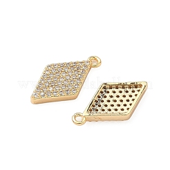 Pendentifs en laiton zircon cubique transparent&nbsp;KK-S531-16G