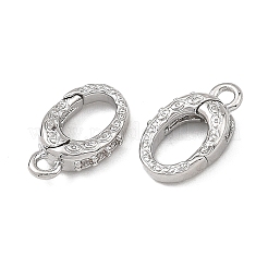 Messing Micro Pave klare Zirkonia Feder Tor Ringe&nbsp;XGRQ58246-760P