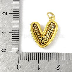 Colgante micropavé cubic zirconia de latón&nbsp;KK-B114-03G