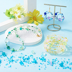 1 sachet de perles de verre de styles variés&nbsp;GLAA-TADJ0001-10D