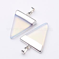 Dreieckige Opalite Anhänger&nbsp;G-F0135-01P