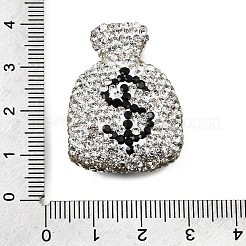 Handgemachte Fimo-Perlen Strass&nbsp;CLAY-Z006-04E