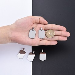Anlaufgeschützte große Anhänger aus 304 Edelstahl&nbsp;LS-STAS-I140-19H-S