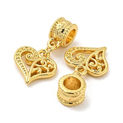 Tibetische Legierung europäische baumelnde Charms&nbsp;PALLOY-F199-29G