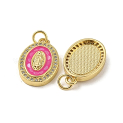 Colgante micropavé cubic zirconia de latón&nbsp;KK-K356-15G