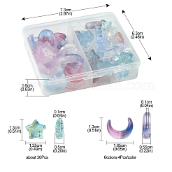 54 Stück handgefertigte Bunte Malerei-Perlen und Glasperlen-Sets&nbsp;LAMP-FS0001-14
