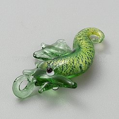 Pendentifs vernissées manuelles&nbsp;LAMP-CJC0012-08C