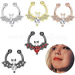 Piercing para tabique nasal con clip de acero inoxidable 316L&nbsp;WG4B0C3-03