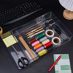 8 Fächer Acryl-Aufbewahrungsschubladenboxen ohne Deckel&nbsp;CON-WH0095-182
