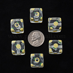 Transparent bedruckten Acryl-Perlen&nbsp;MACR-S374-08A-01