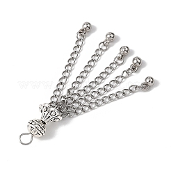 Pendentifs en alliage de style tibétain&nbsp;PALLOY-JF04694-01