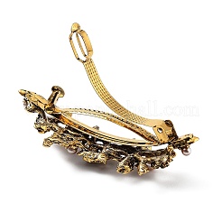 Blume Legierung Strass Haarspangen&nbsp;PHAR-S604-01AG-04