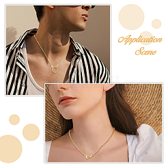 Collares de cadena de acero inoxidable 304&nbsp;NJEW-HS00006