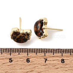 Messing Ohrstecker&nbsp;EJEW-D355-09G