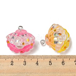 Pendentifs lumineux en résine transparente&nbsp;RESI-E054-03P