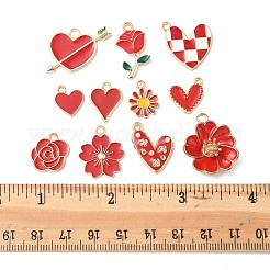 22pcs 11 Arten Legierungsanhänger&nbsp;ENAM-FP0001-76